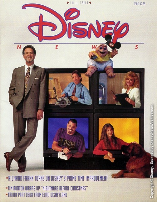 DISNEY magazine side cover Fall 1993