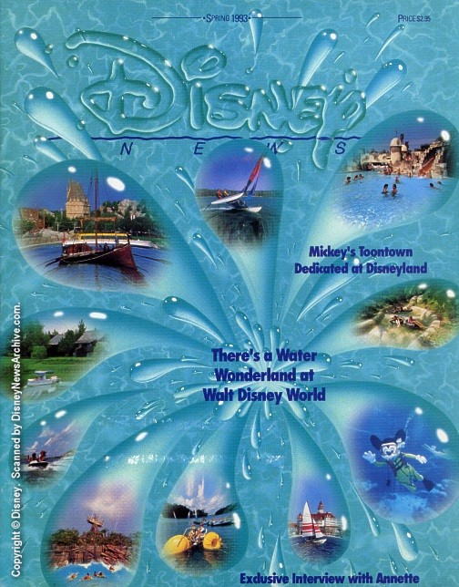 DISNEY magazine side cover Spring 1993