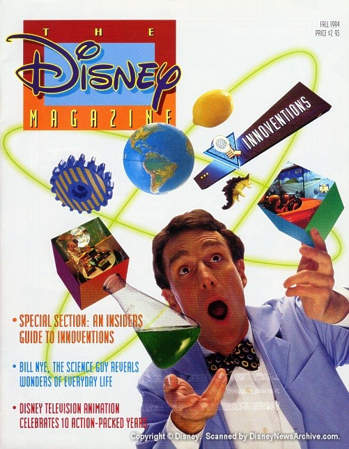 DISNEY magazine side cover Fall 1994