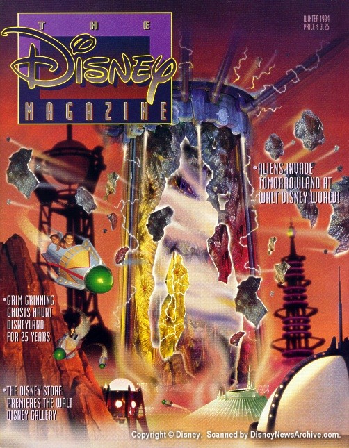 DISNEY magazine side cover Winter 1994