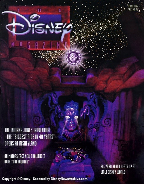 DISNEY magazine side cover Spring 1995