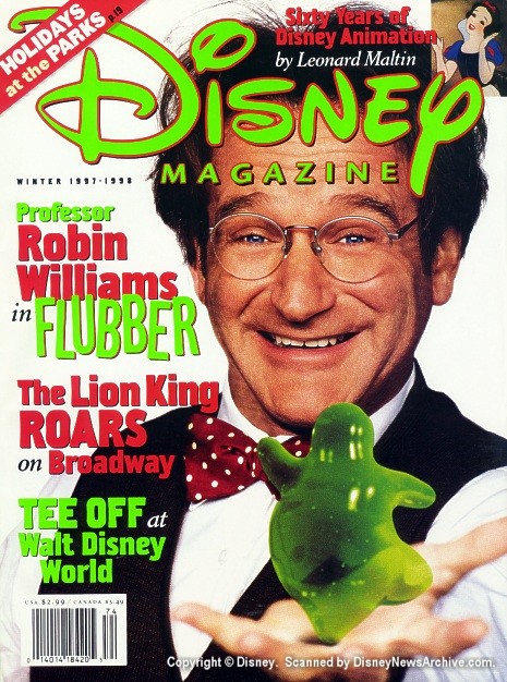 DISNEY magazine side cover Winter 1997