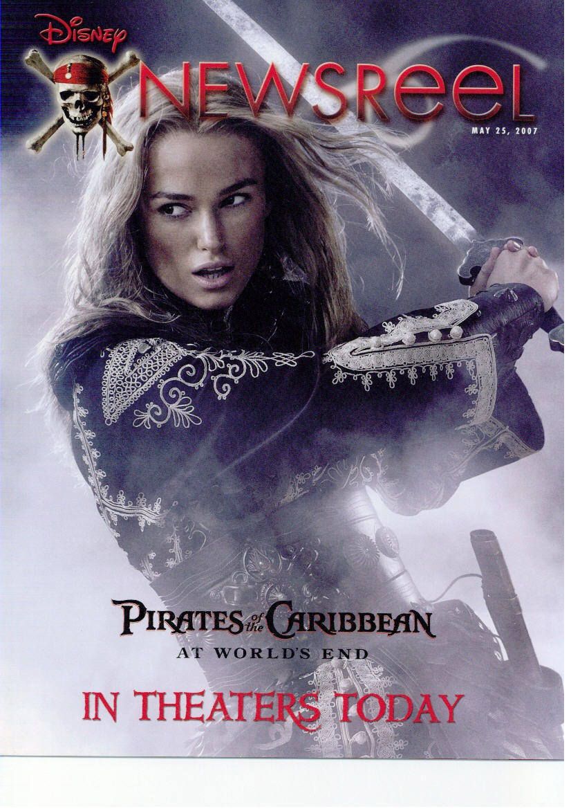 DISNEY NEWSREEL magazine side cover 25 May 2007