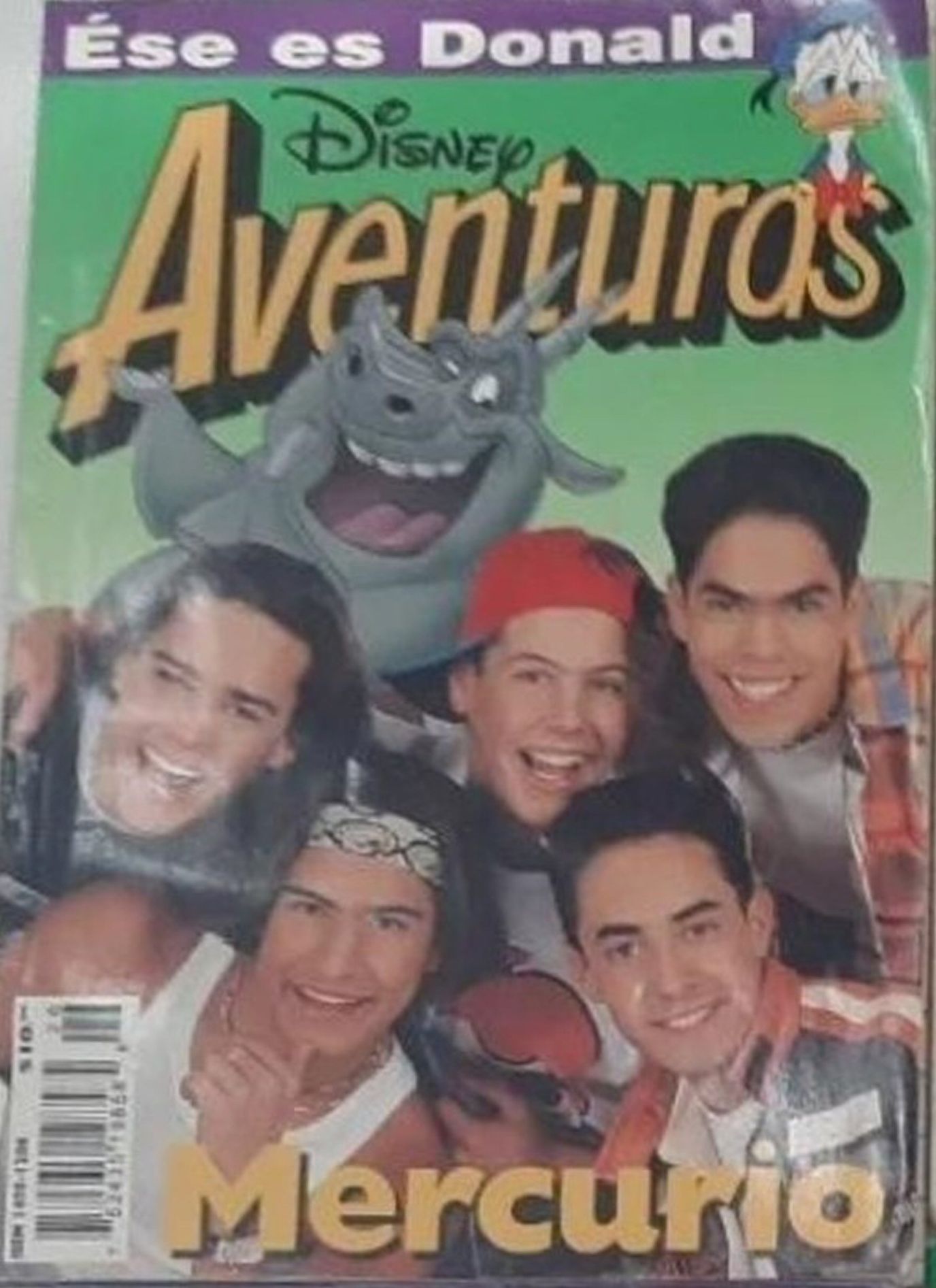 DISNEY AVENTURAS magazine side cover Issue 26  Vol 2 No  26   1996