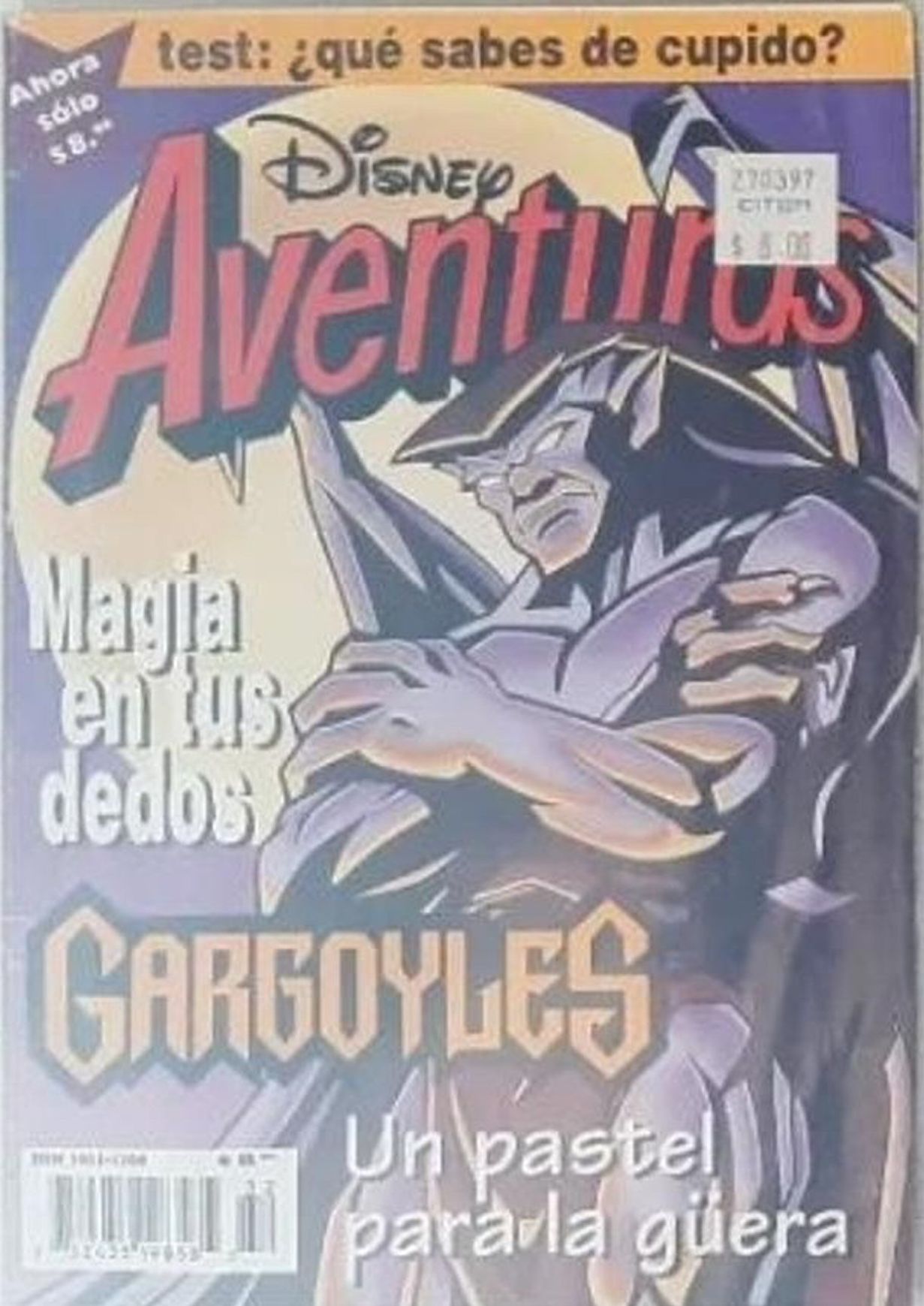 DISNEY AVENTURAS magazine side cover Issue 32  Vol 3 No  32   1997