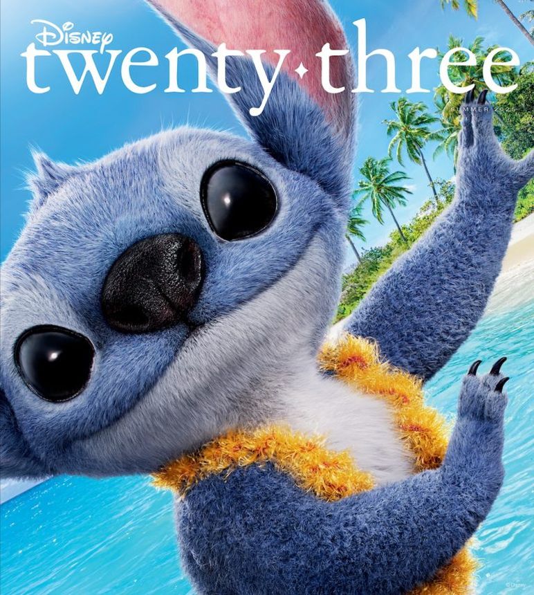 DISNEY TWENTY-THREE magazine side cover Summer 2025