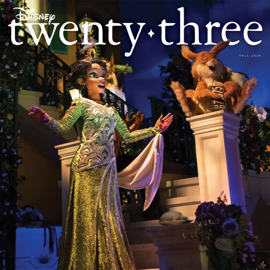 DISNEY TWENTY-THREE magazine side cover Fall 2024