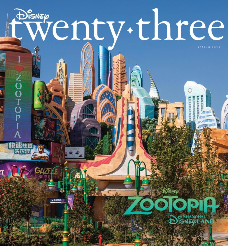 DISNEY TWENTY-THREE magazine side cover Spring 2024