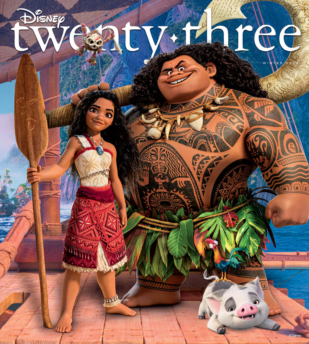 DISNEY TWENTY-THREE magazine side cover Winter 2024