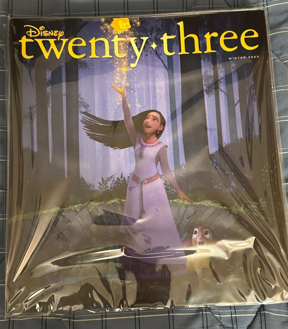 DISNEY TWENTY-THREE magazine side cover Winter 2025