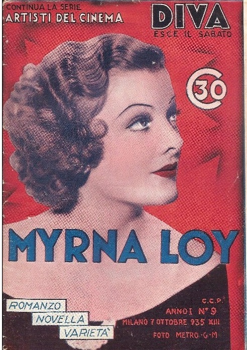 DIVA magazine side cover Issue 9 7 October 1935