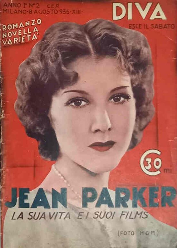 DIVA magazine side cover Issue 2 8 August 1935