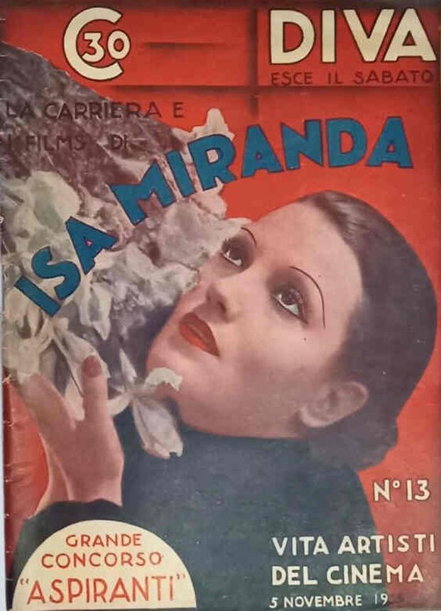 DIVA magazine side cover Issue 13 5 November 1935