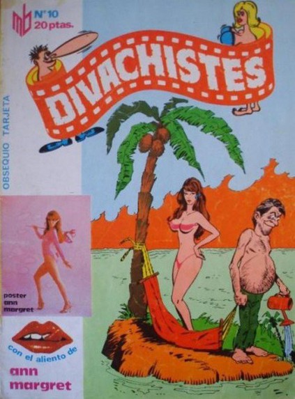 DIVACHISTES magazine side cover Issue 10   1976