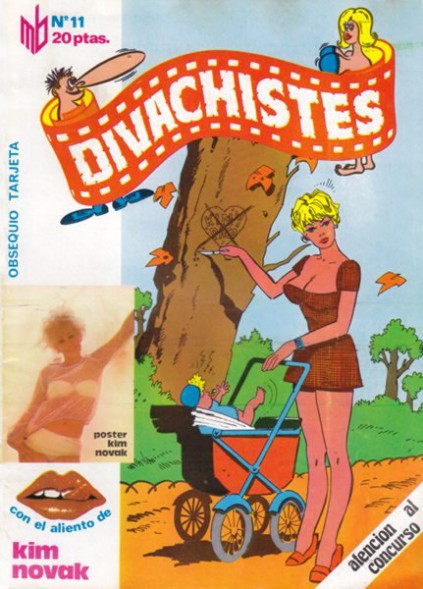 DIVACHISTES magazine side cover Issue 11   1976