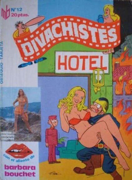 DIVACHISTES magazine side cover Issue 12   1976