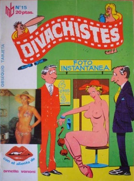 DIVACHISTES magazine side cover Issue 15   1976