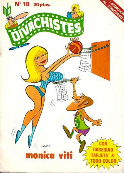 DIVACHISTES magazine side cover Issue 18   1976