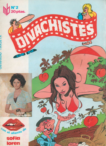 DIVACHISTES magazine side cover Issue 2   1976