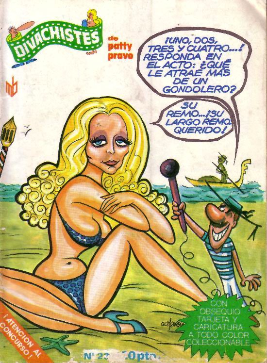 DIVACHISTES magazine side cover Issue 23   1976