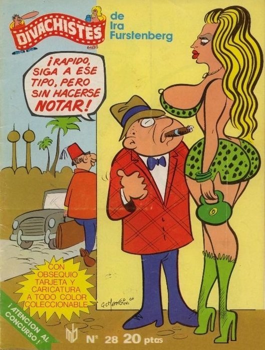 DIVACHISTES magazine side cover Issue 28   1976