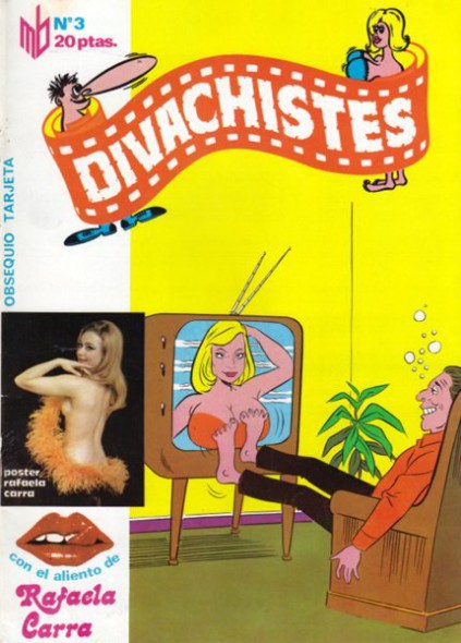 DIVACHISTES magazine side cover Issue 3   1976