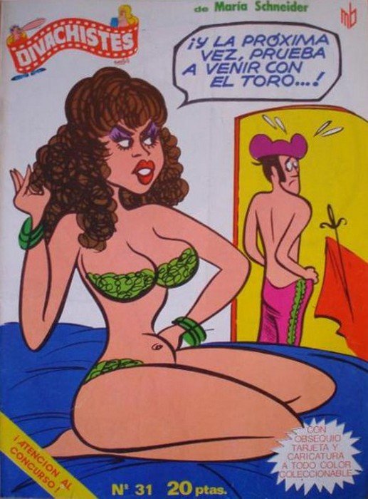 DIVACHISTES magazine side cover Issue 31   1976