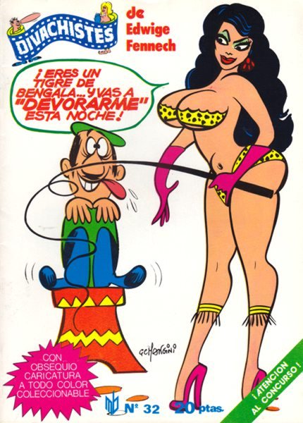DIVACHISTES magazine side cover Issue 32   1976