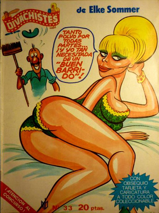 DIVACHISTES magazine side cover Issue 33   1976