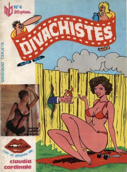 DIVACHISTES magazine side cover Issue 4   1976