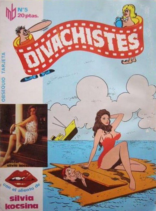 DIVACHISTES magazine side cover Issue 5   1976