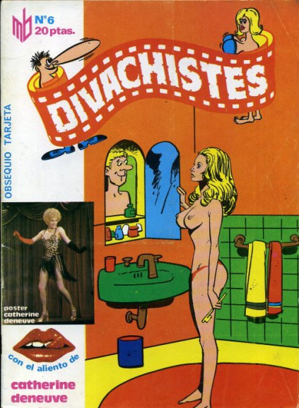 DIVACHISTES magazine side cover Issue 6   1976