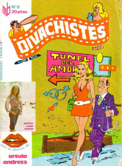 DIVACHISTES magazine side cover Issue 8   1976