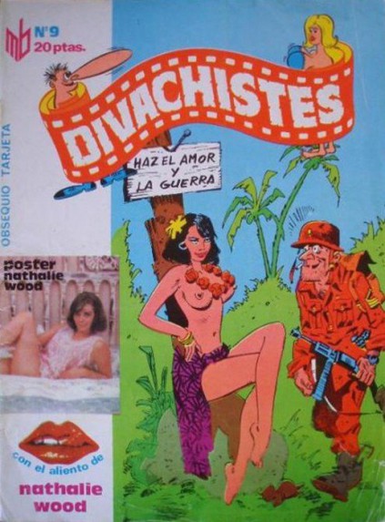 DIVACHISTES magazine side cover Issue 9   1976
