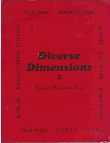 DIVERSE DIMENSIONS magazine side cover Issue 2 January 1983