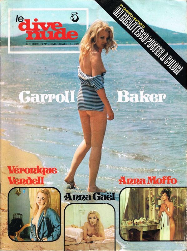 DIVE NUDE | LE magazine side cover Issue 5  October 1972