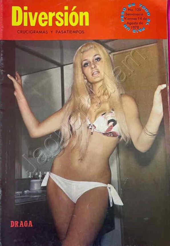 DIVERSION magazine side cover Issue 120 14 August 1970
