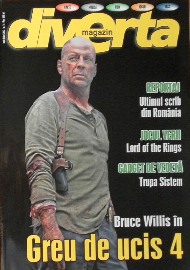 DIVERTA MAGAZIN magazine side cover Issue 10  2007