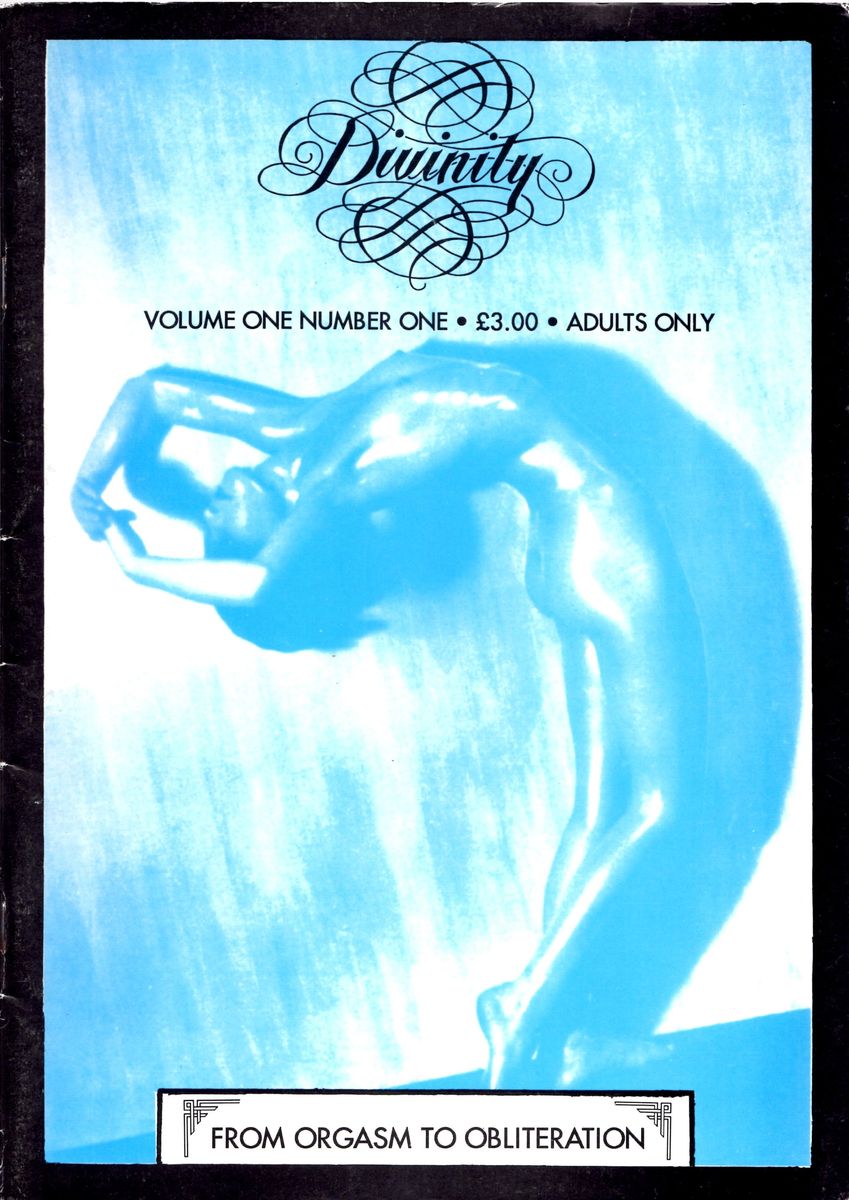 DIVINITY magazine side cover Issue 1  Vol 1 # 1  1992