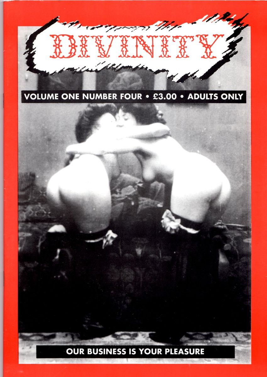 DIVINITY magazine side cover Issue 4  Vol 1 # 4 Winter 1993