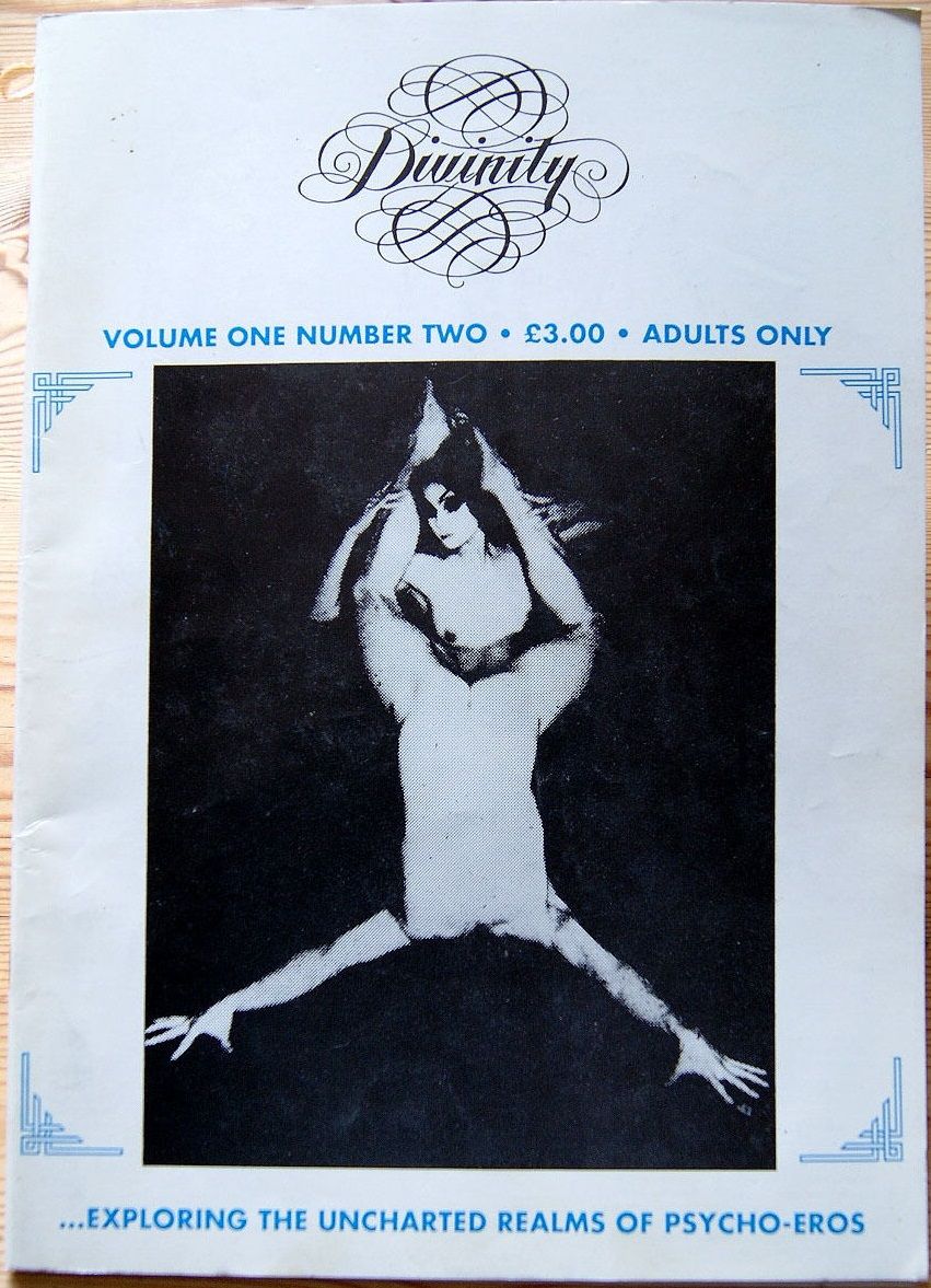 DIVINITY magazine side cover Issue 2  Vol 1 # 2  1992