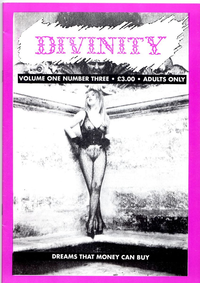 DIVINITY magazine side cover Issue 3  Vol 1 # 3 Fall 1992