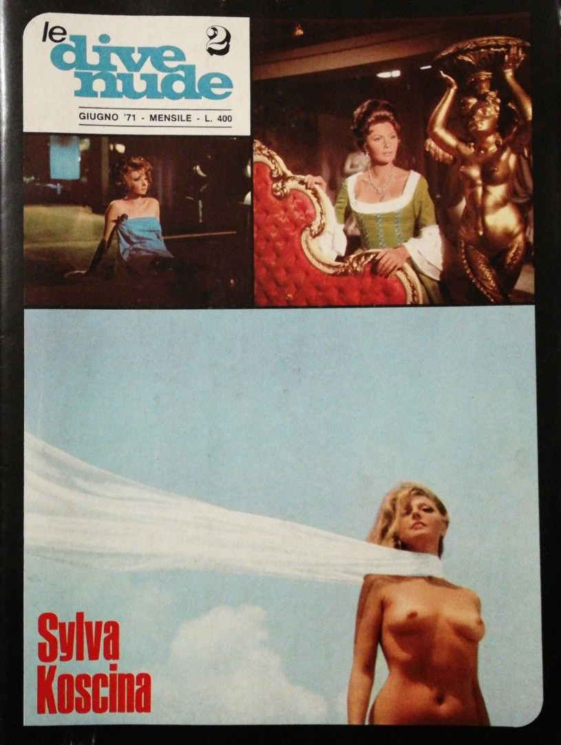 DIVE NUDE | LE magazine side cover Issue 2  June 1971