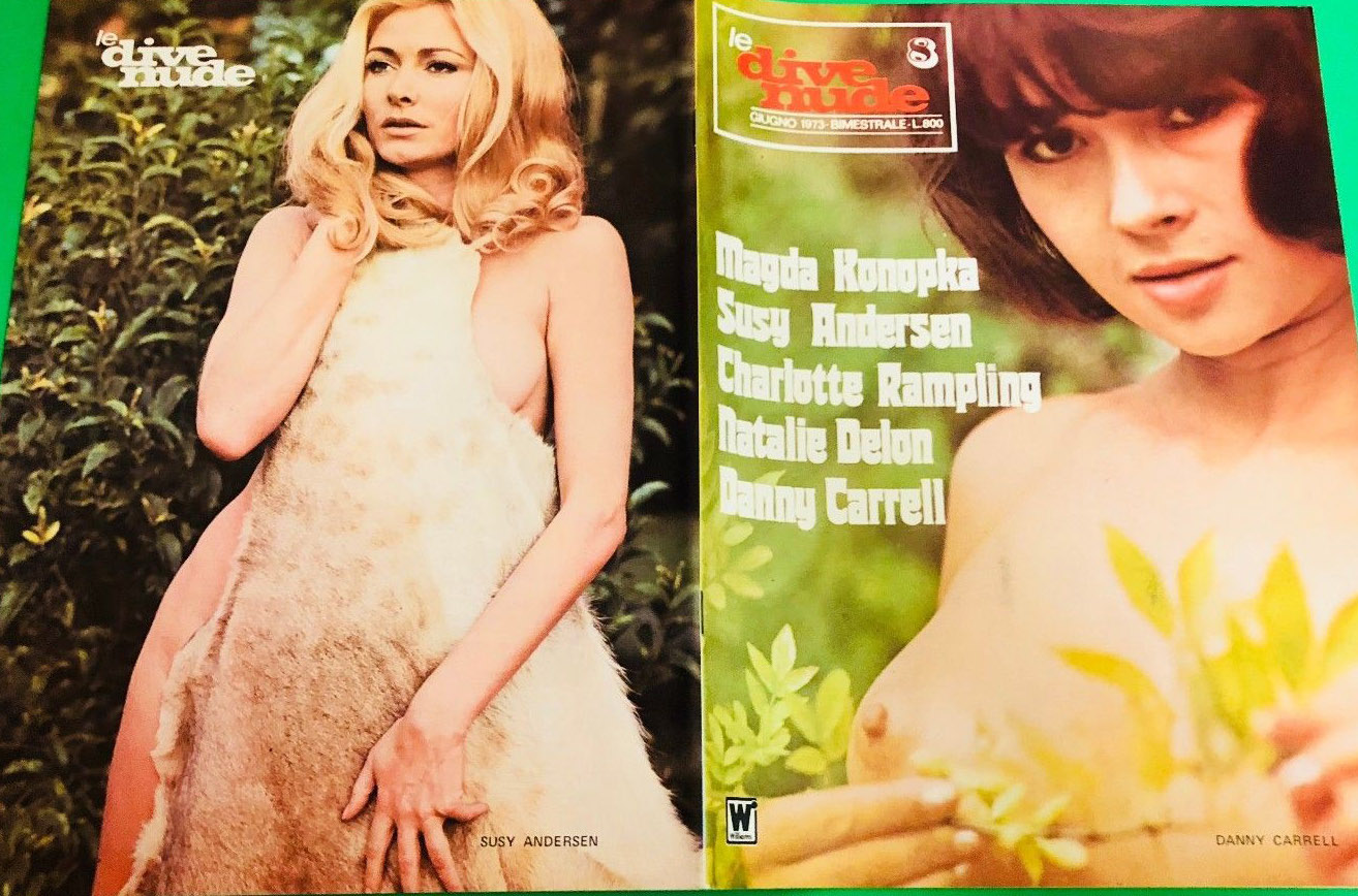 DIVE NUDE | LE magazine side cover Issue 8  June 1973