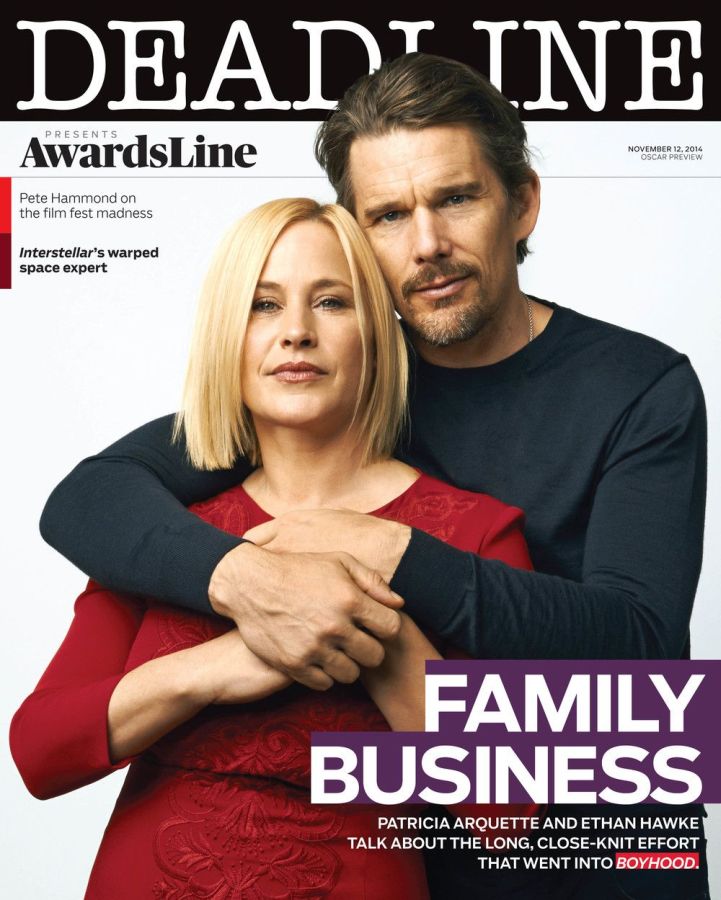 DEADLINE HOLLYWOOD magazine side cover 12 November 2014