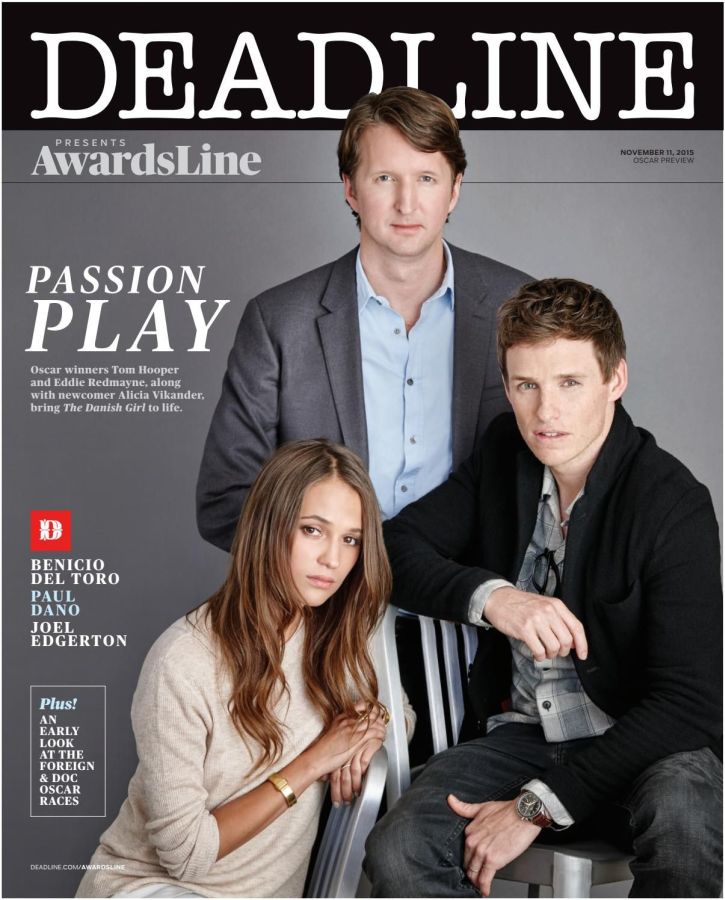 DEADLINE HOLLYWOOD magazine side cover 11 November 2015