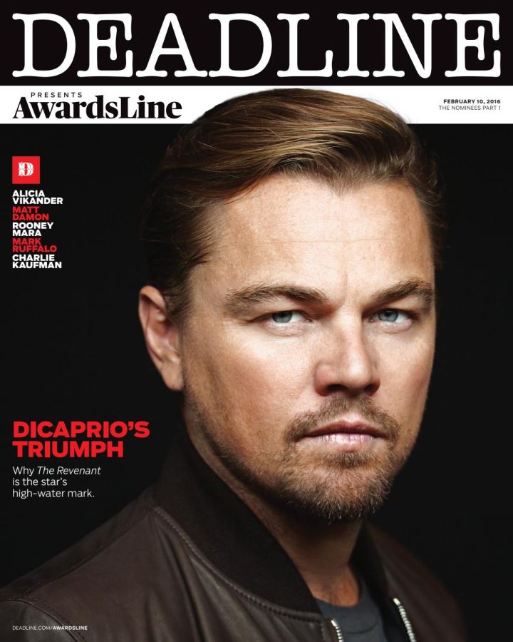 DEADLINE HOLLYWOOD magazine side cover 10 February 2016