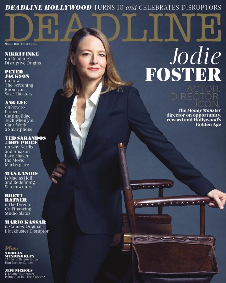DEADLINE HOLLYWOOD magazine side cover 11 May 2016