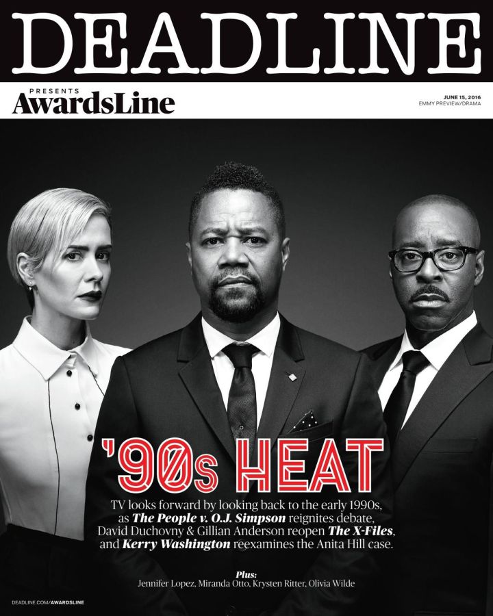 DEADLINE HOLLYWOOD magazine side cover 15 June 2016