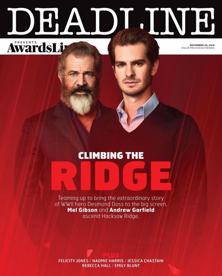 DEADLINE HOLLYWOOD magazine side cover 30 November 2016